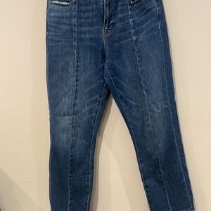 Madewell high rise slim boyfriend Blue Women's Jeans